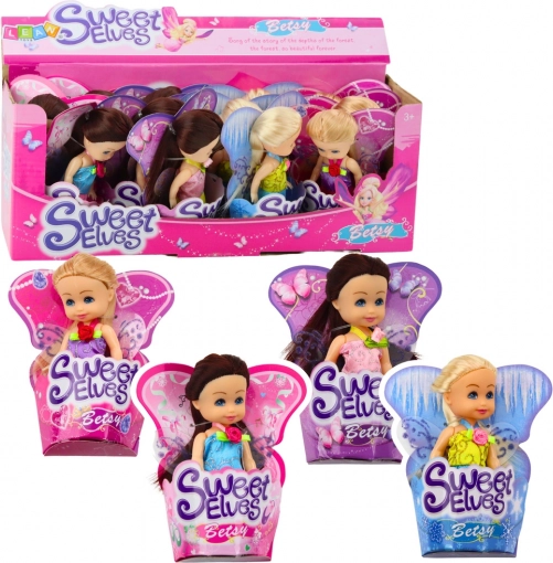 Mini Poupée Elf Betsy 11,5 cm Différents Motifs