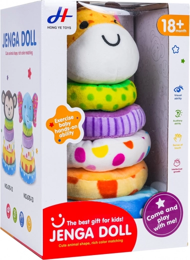 Leuke pieper in het hoofd van de giraf