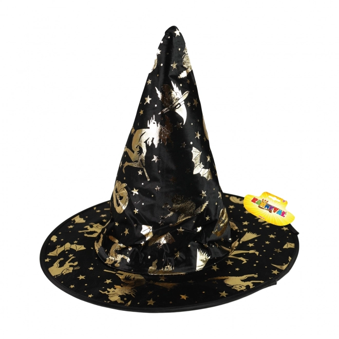 Kinderhoed heks gouden decoratie