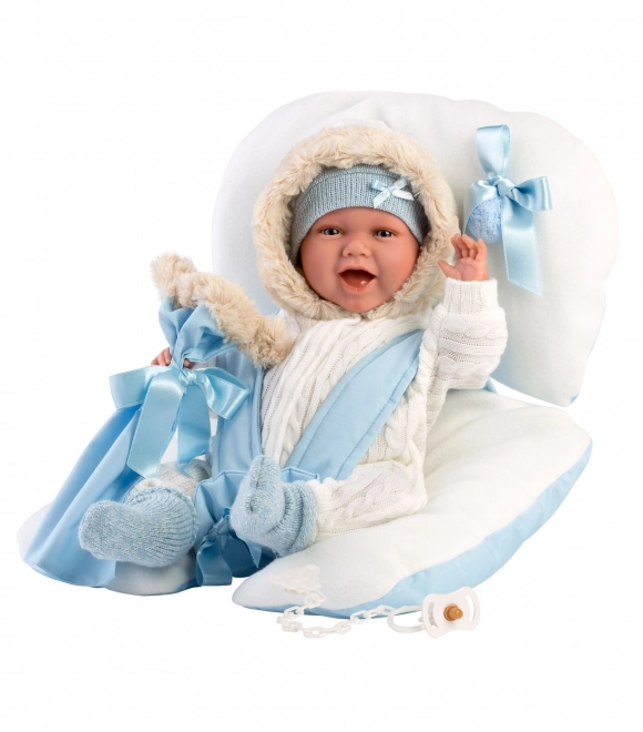 Realistische baby pop met geluiden