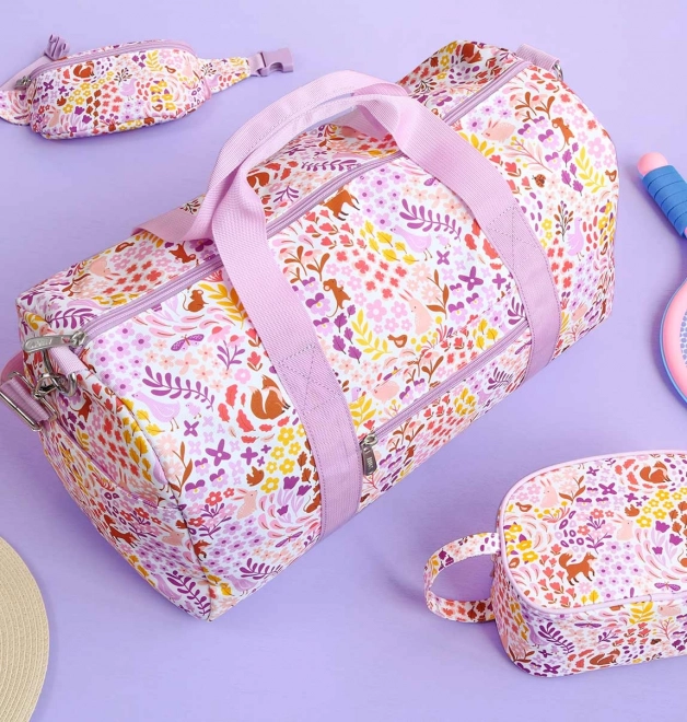 Sac de voyage pour enfants Jardin Fleuri