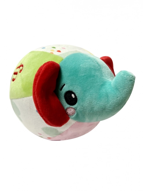 Stoffen olifantje met belletje van Fisher-Price