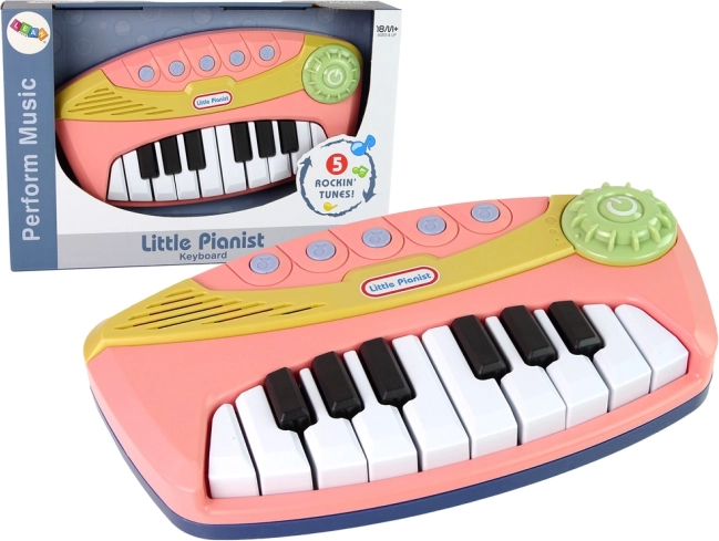 Petit piano interactif rose Little Pianist