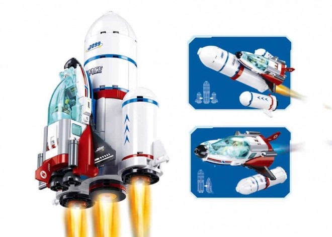 Sluban Space M38-B1199 Space Shuttle Startcentrum
