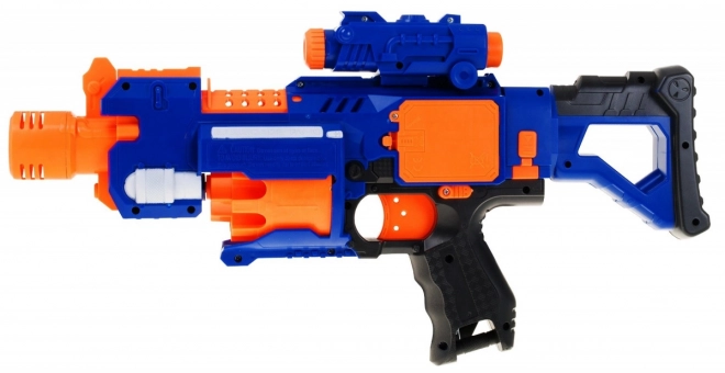 Fusil rapide pour enfants 8+ Blaze Storm 20 longues balles en mousse + cible + fiole