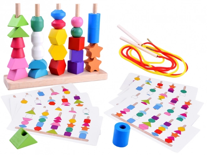Houten educatieve puzzel 25 stuks