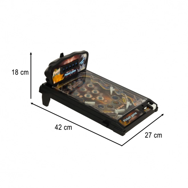 Flipper Pinball Noir Jeu avec Lumières et Sons Spectaculaires
