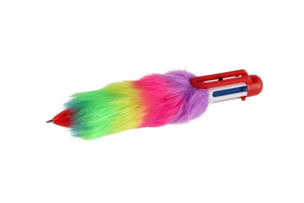 Teddies colorful plush pen with tassels
