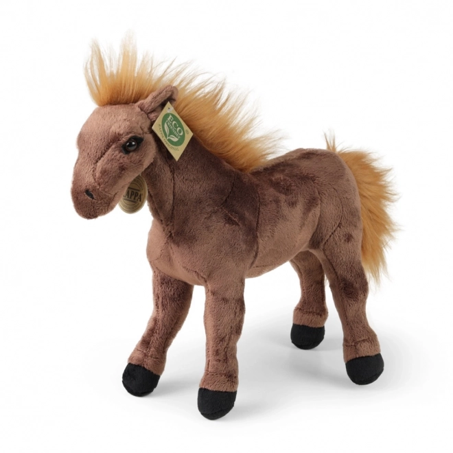 Brown Plush Horse 29 cm Eco-friendly