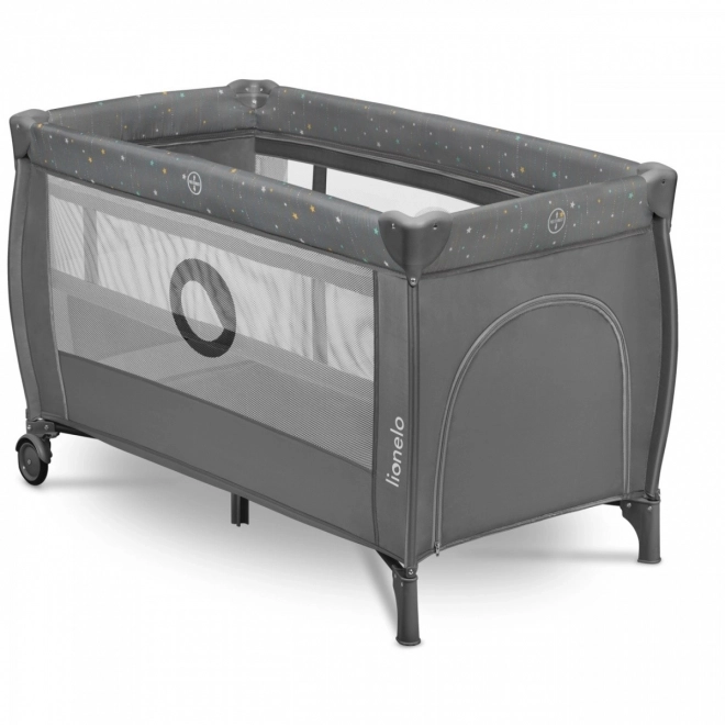 Reisbedje Lionelo Stefi Plus grijs multicolor
