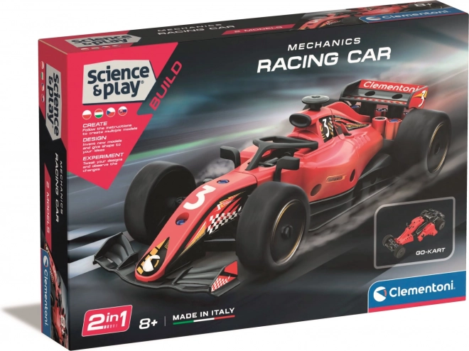 CLEMENTONI Science&Play Mechanische laboratorium Formule 1, 2in1