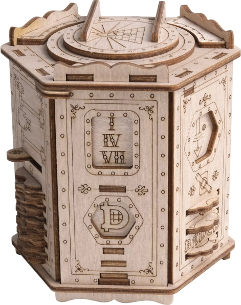 Wooden Puzzle Fort Knox by EscapeWelt