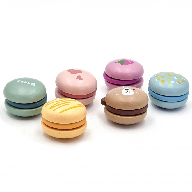 Houten macarons