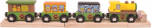 Safari Trein BIGJIGS RAIL