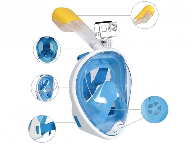 Volledig snorkel- en duikmasker S/M SP0762 NI