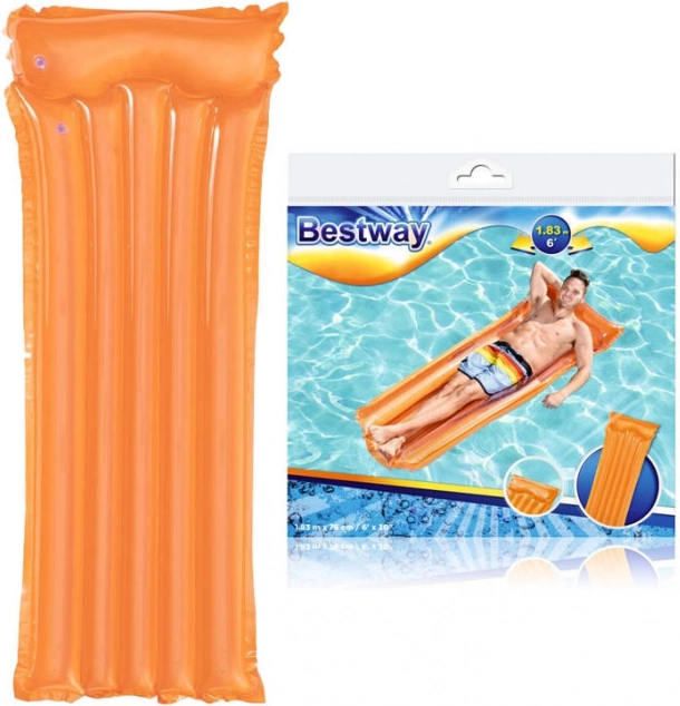 Bestway opblaasbaar ligbed Deluxe 183 × 76 cm – Oranje