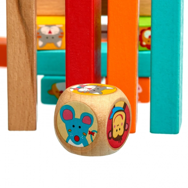 Lucy & Leo „Devine qui“ - jeu en bois pour enfants Jenga