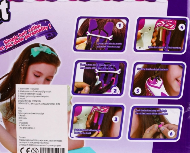 Kinder vlechtset 6+ Scheerapparaat voor haar + accessoires