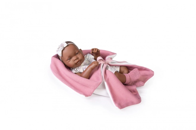 Antonio Juan 50288 MULATA - poupée réaliste bébé avec corps tout en vinyle - 42 cm