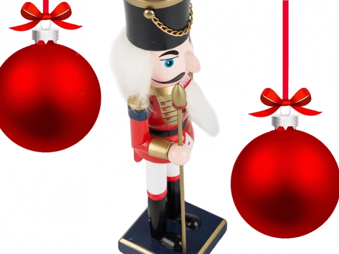 Houten notenkraker soldaat kerstdecoratie