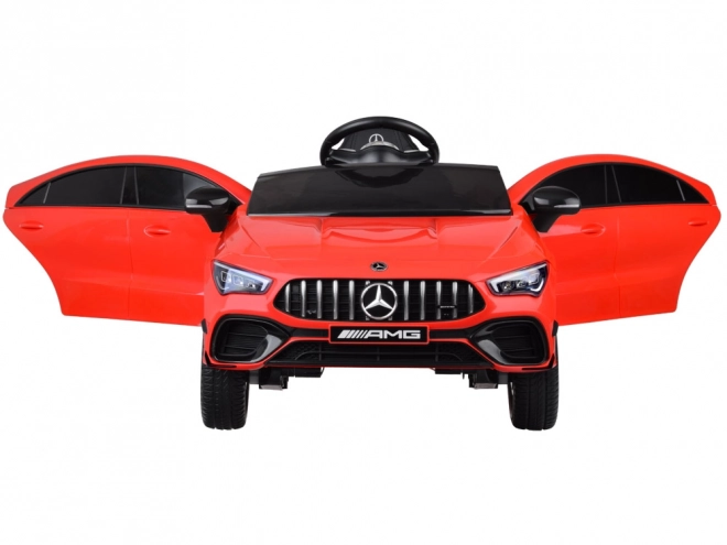 Children's Electric Car Mercedes AMG CLA 45s with Rocking Effect – Red
