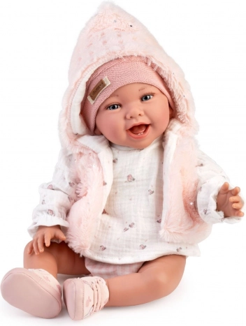 Guca Olivie – realistische verzwaarde babypop 42 cm met zacht lichaam