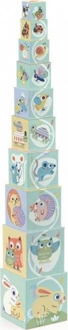 DJECO Box Tower Forest Animals