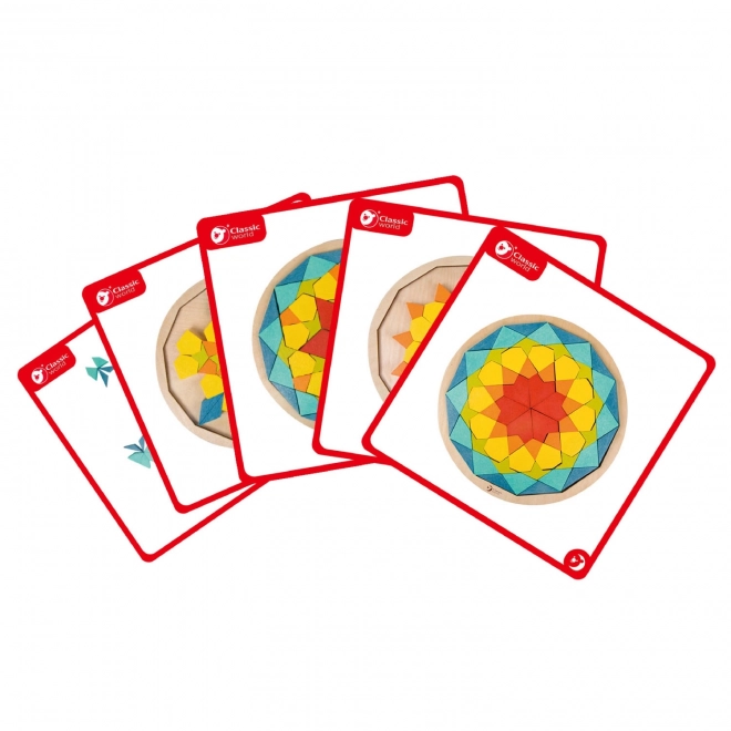 Puzzle mandala Montessori - motifs, formes et couleurs