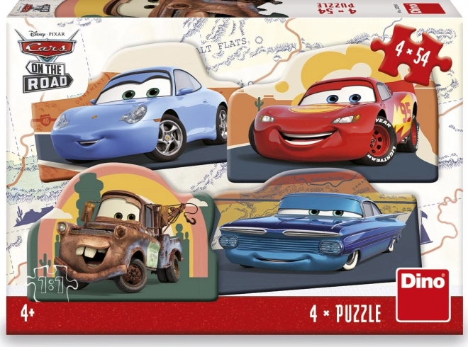 Puzzel Disney Pixar Cars 4x54 stukken