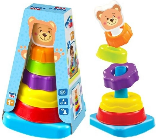 Bear Stacking Pyramid Building Set for Toddlers