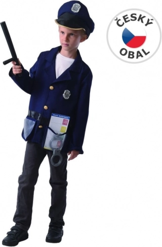 Déguisement de policier de carnaval 120-130 cm