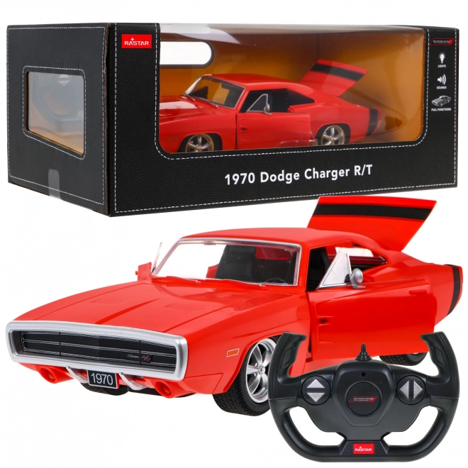 Modelauto 1970 Dodge Charger R/T 1:16 met afstandsbediening