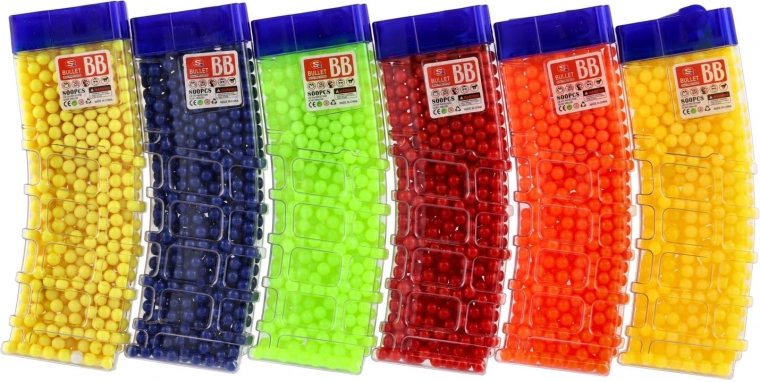 Zes opvallende kleuren voor nog leuker spel