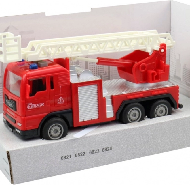 Fire Truck with Inertia and Sound Effects