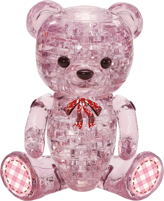 HCM KINZEL Puzzle cristal 3D oursonne Lily, 48 pièces