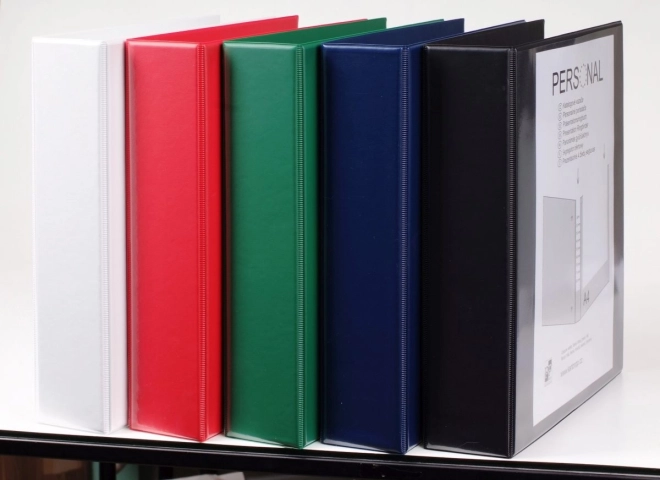 Classeur à catalogues A4 à anneaux en D noir