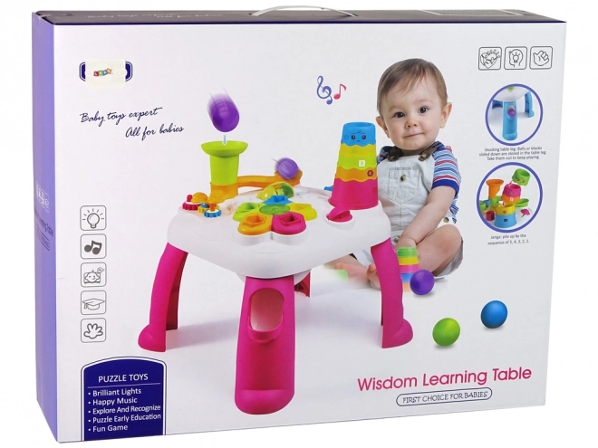 Table de tri interactive Ball Sorter Slide Rose