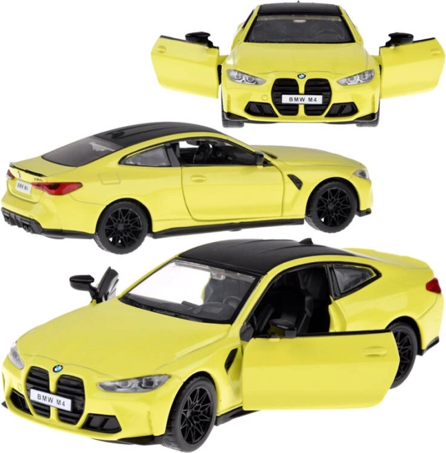 Metalen model BMW M4 1:32 met geluiden en verlichting