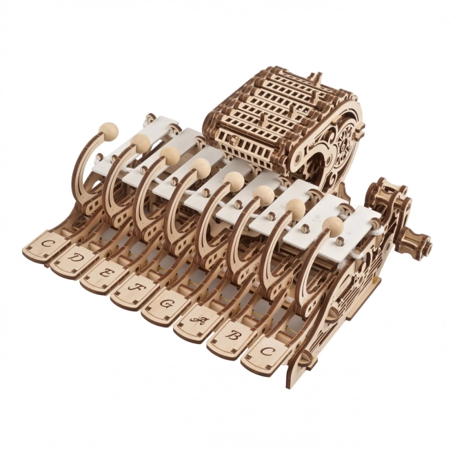 Ugears hölzernes mechanisches Modell Musikinstrument Celesta