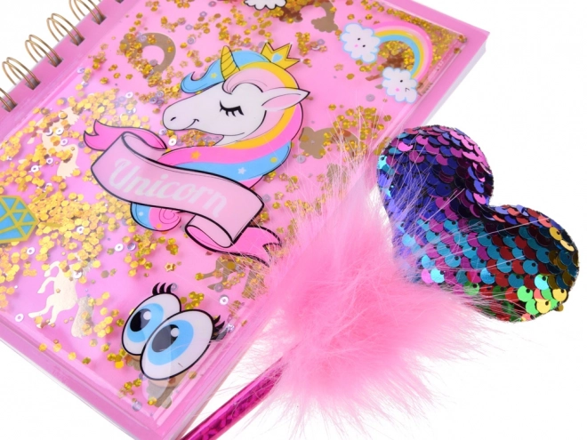 Unicorn Magic Secret Diary with Colorful Stickers