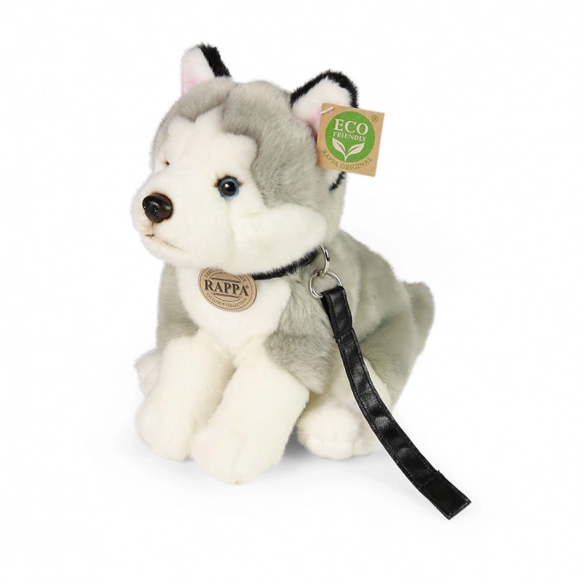 Plüschhund Husky mit Leine 28 cm von Rappa