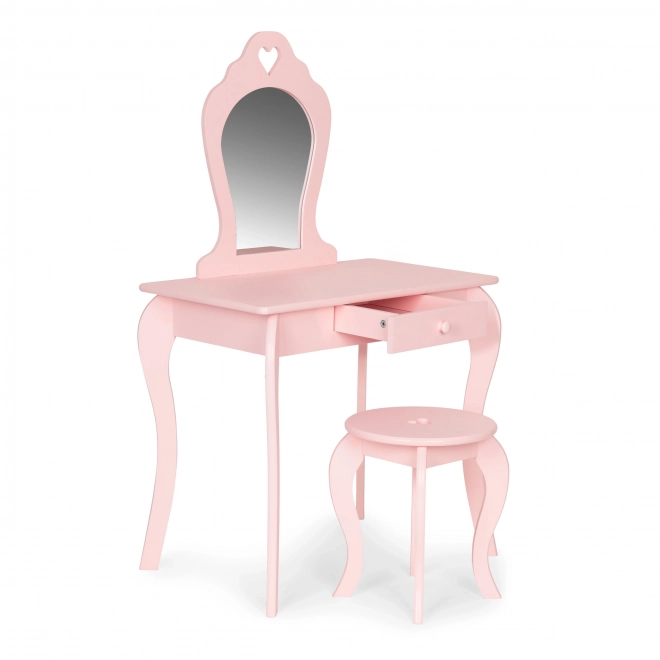 Grande coiffeuse pour enfant avec miroir pour fille