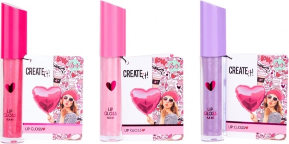 Brillant à lèvres CREATE IT! Heart – set de 3 teintes