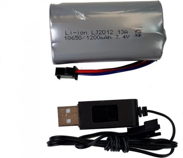 Krachtige accu met USB-opladen