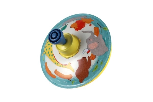 Tol draaiend diameter 12cm metaal 2 kleuren 6st in doos