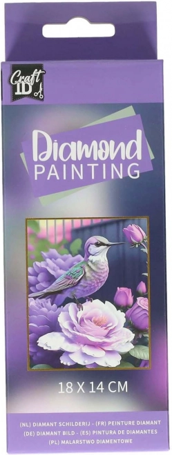 Diamond Painting Bird 14x18 cm by Craft ID