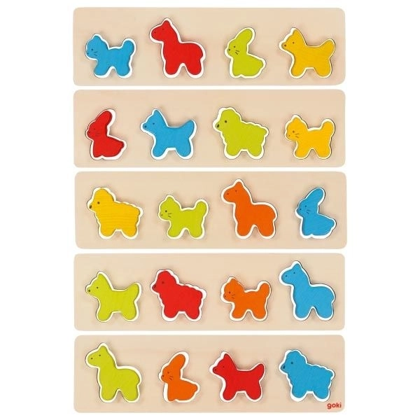 Spel met dieren sorteren