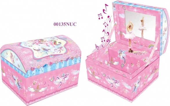 Boîte à bijoux musicale ballerine