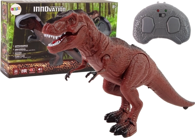 Remote-controlled Tyrannosaurus Rex with sound on batteries