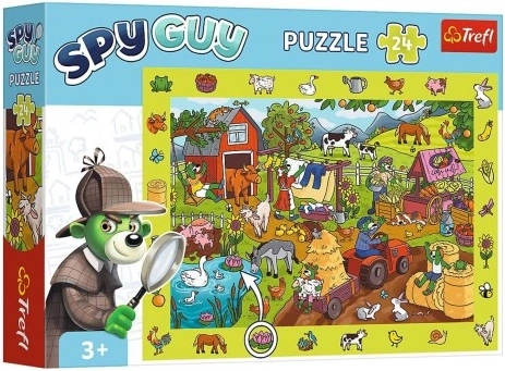 Beobachtungspuzzle SPY GUY – Bauernhof, 24 Teile